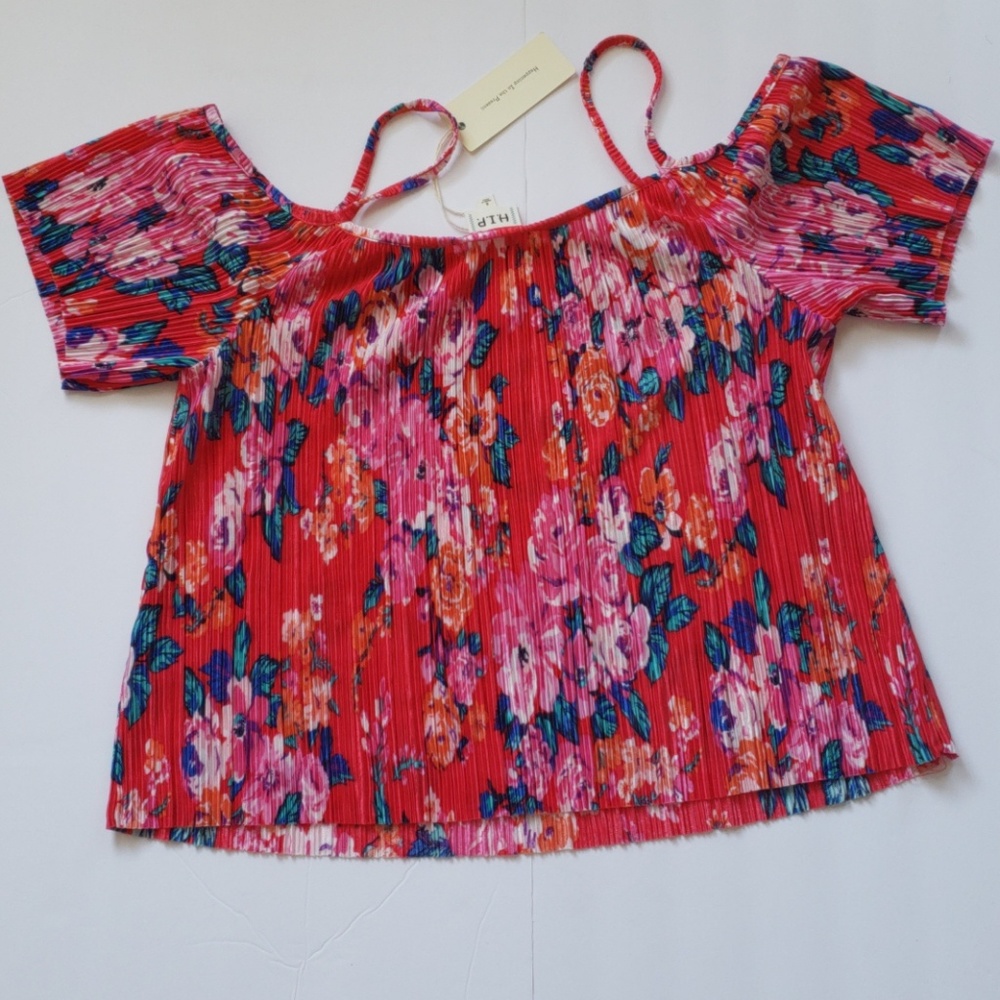 H.I.P Poppy Flamingo Print Top - Picture 3 of 4
